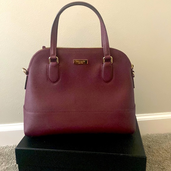 Plum Kate Spade purse - Picture 1 of 3
